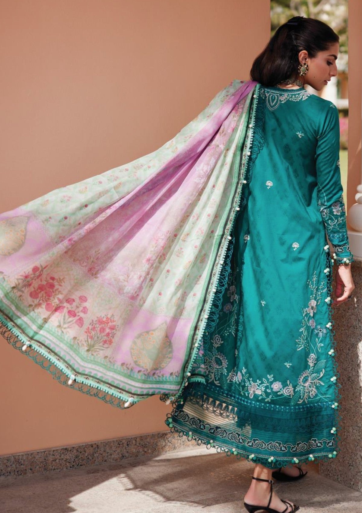 Farah Talib Aziz - Luxury Unstitched - FTA5604 - Eileen Emerald