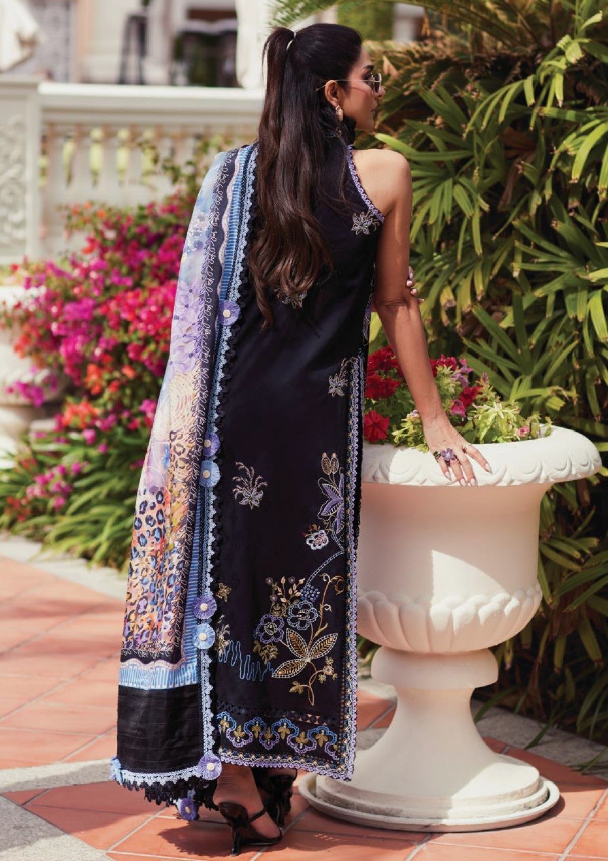 Farah Talib Aziz - Luxury Unstitched - FTA5605 - Belle Black