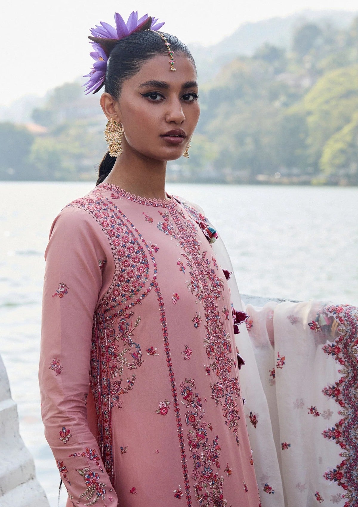 Hussain Rehar - Luxury Lawn 25 - Peaar