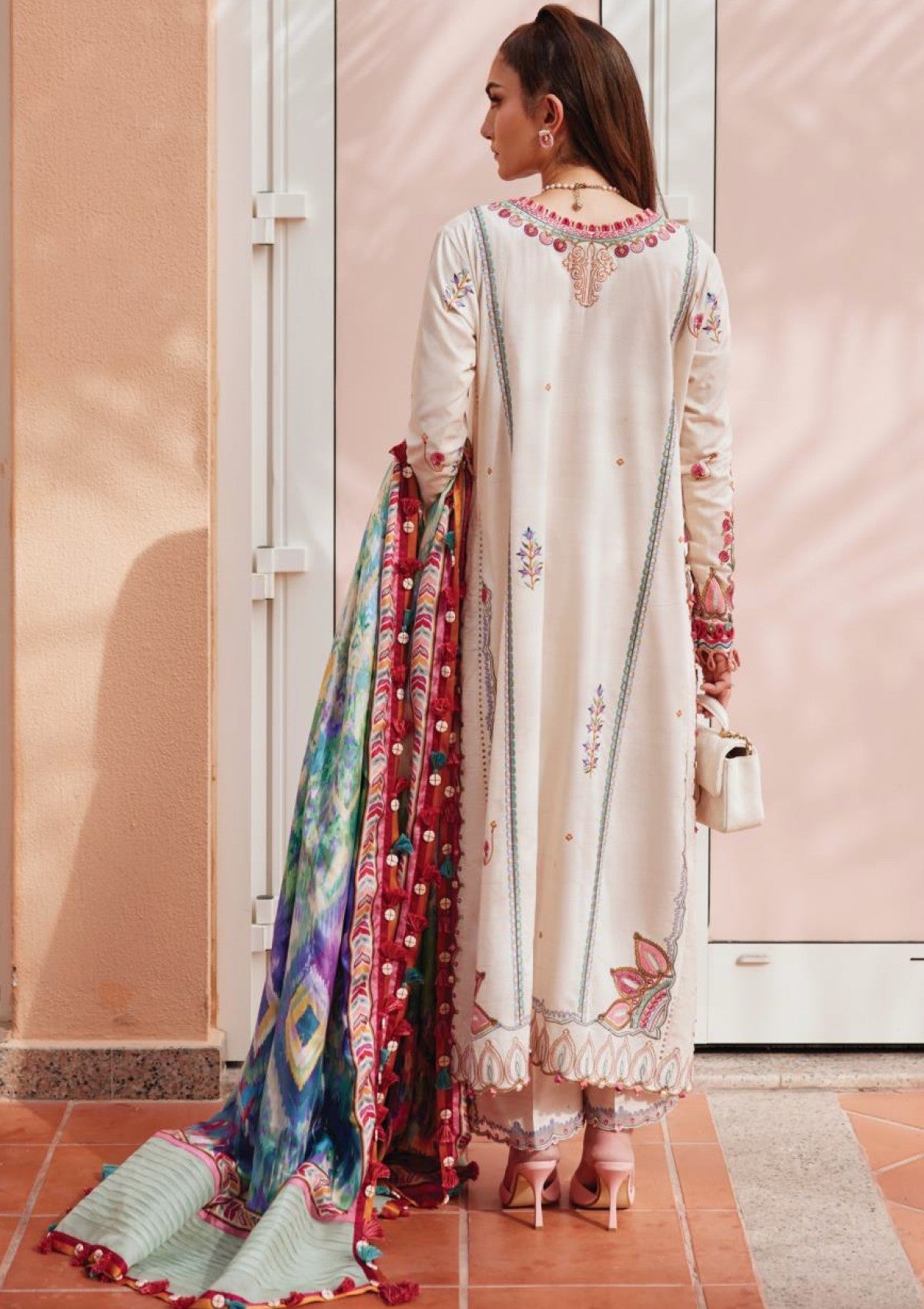 Farah Talib Aziz - Luxury Unstitched - FTA5602 - Irene Ivory