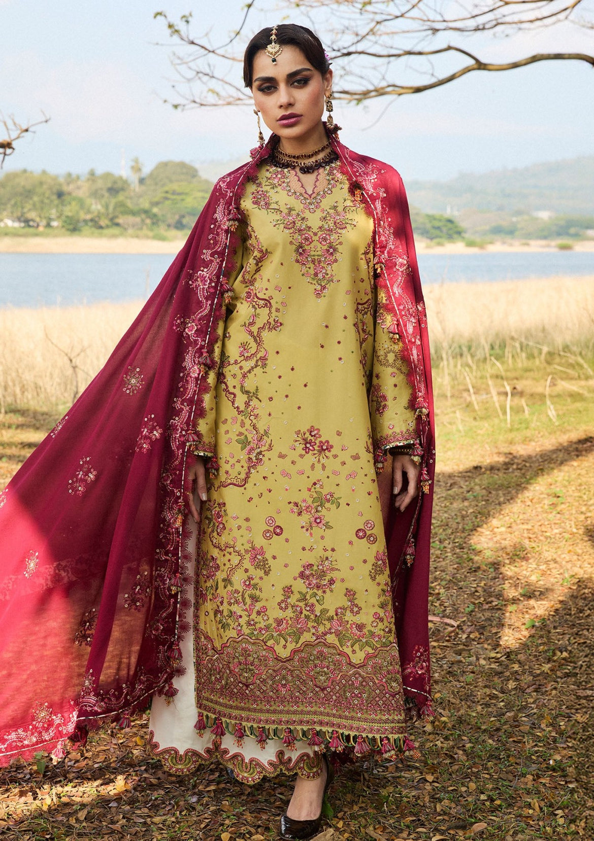 Hussain Rehar - Luxury Lawn 25 - Minted