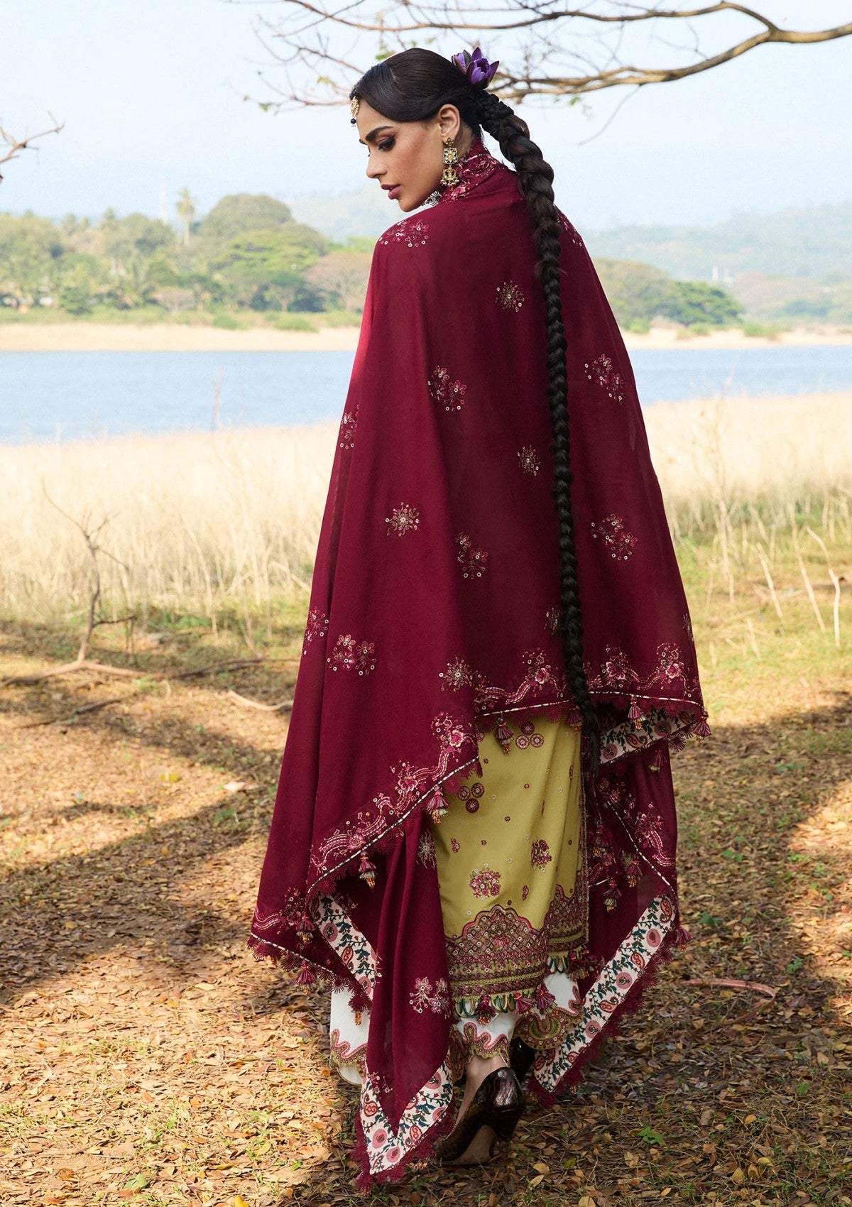 Hussain Rehar - Luxury Lawn 25 - Minted