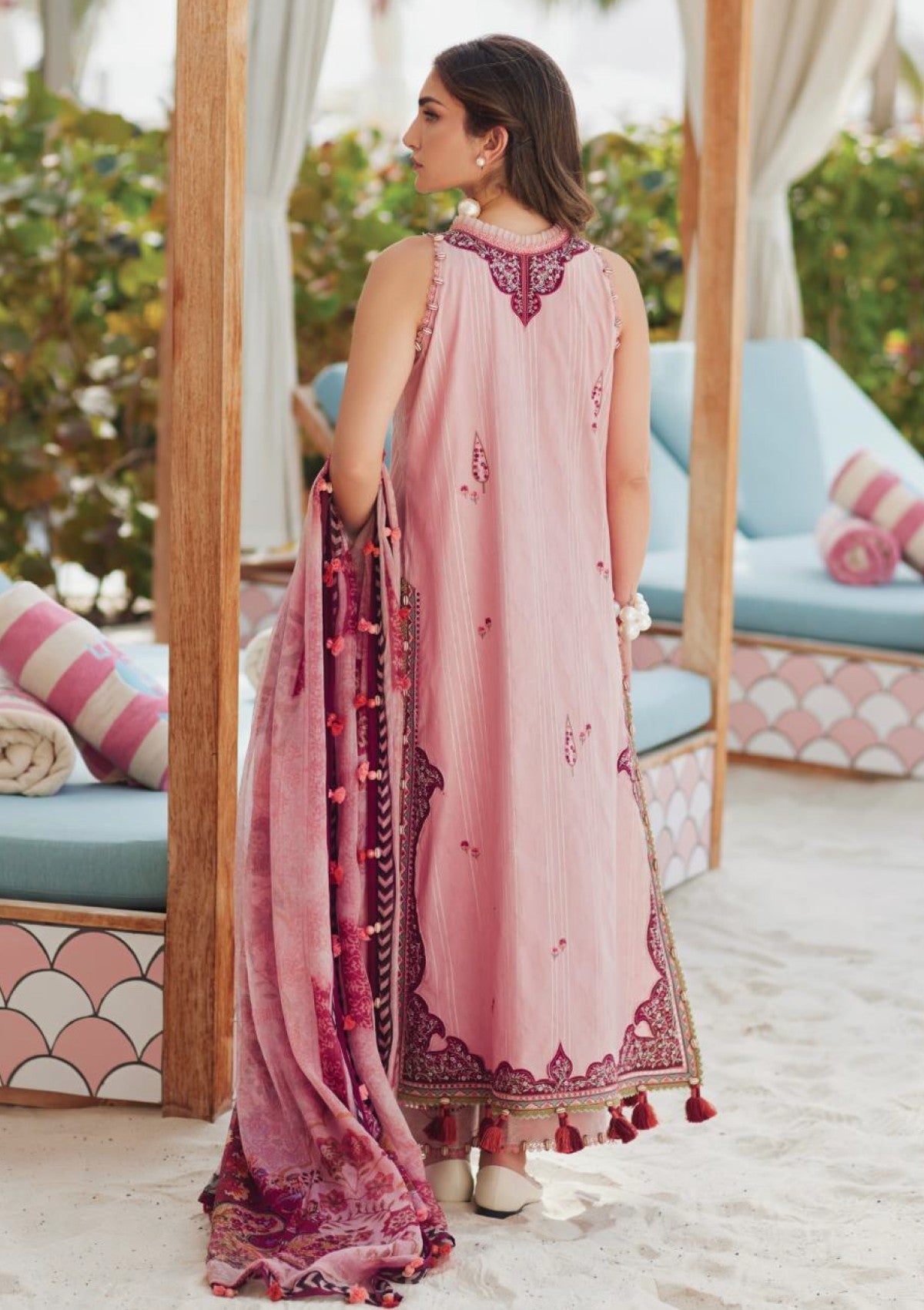 Farah Talib Aziz - Luxury Unstitched - FTL5603 - Prciscilla Pink
