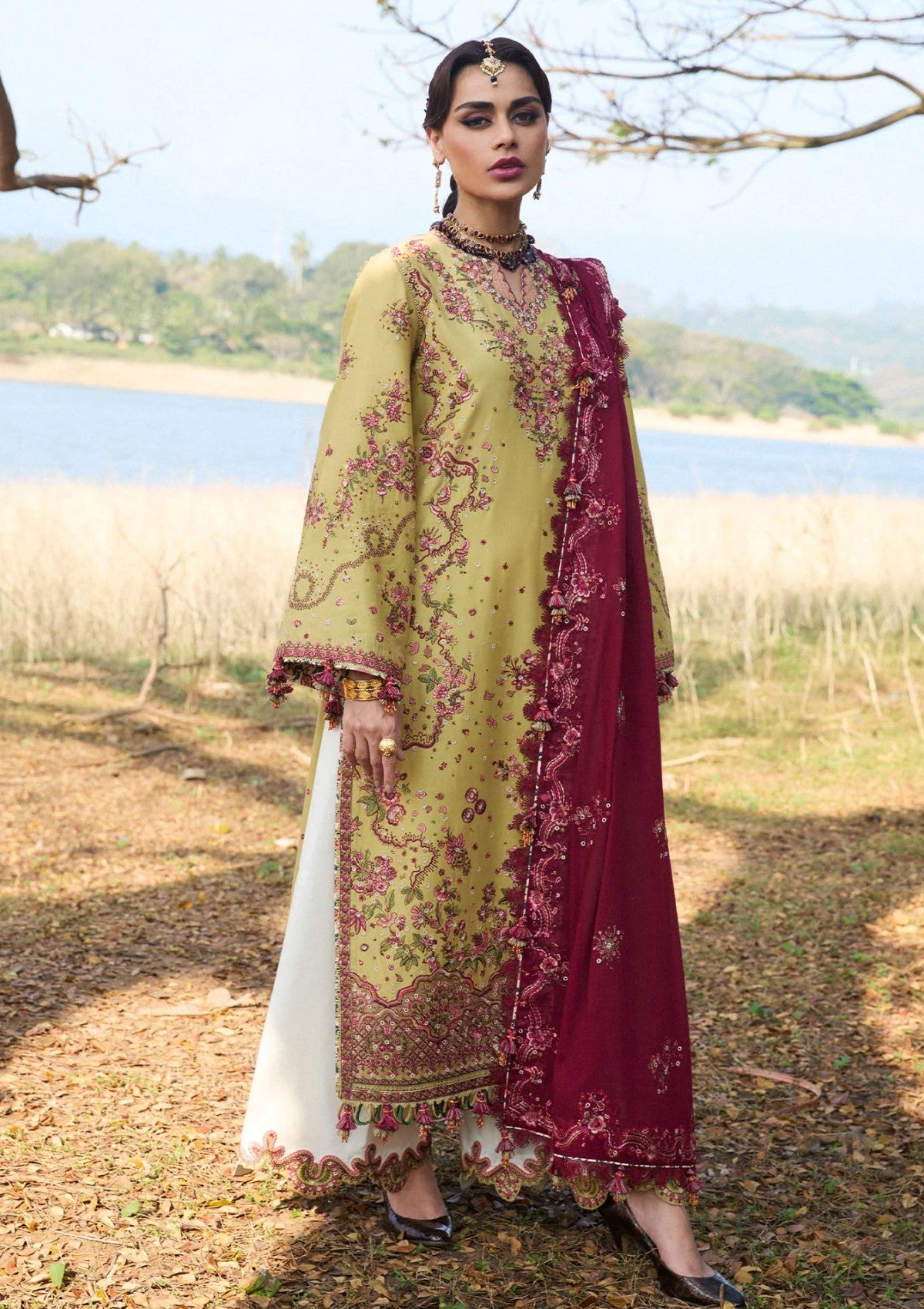 Hussain Rehar - Luxury Lawn 25 - Minted