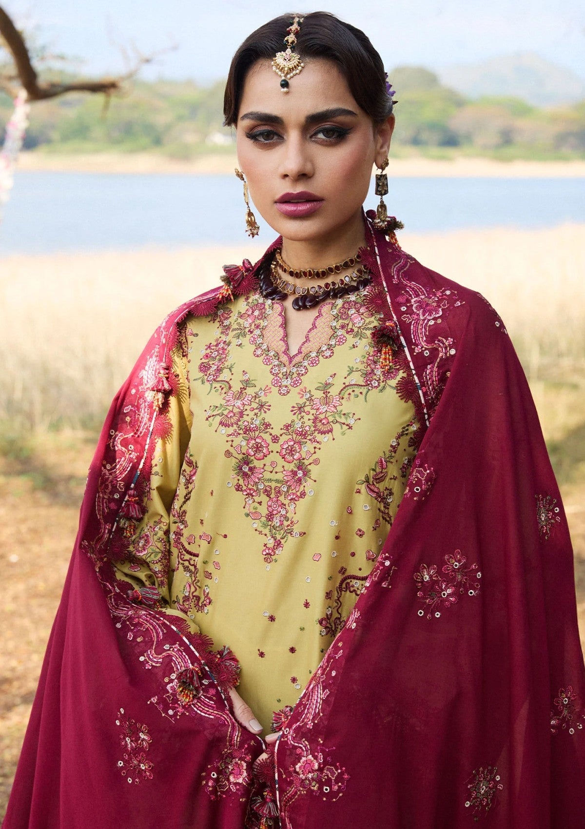 Hussain Rehar - Luxury Lawn 25 - Minted