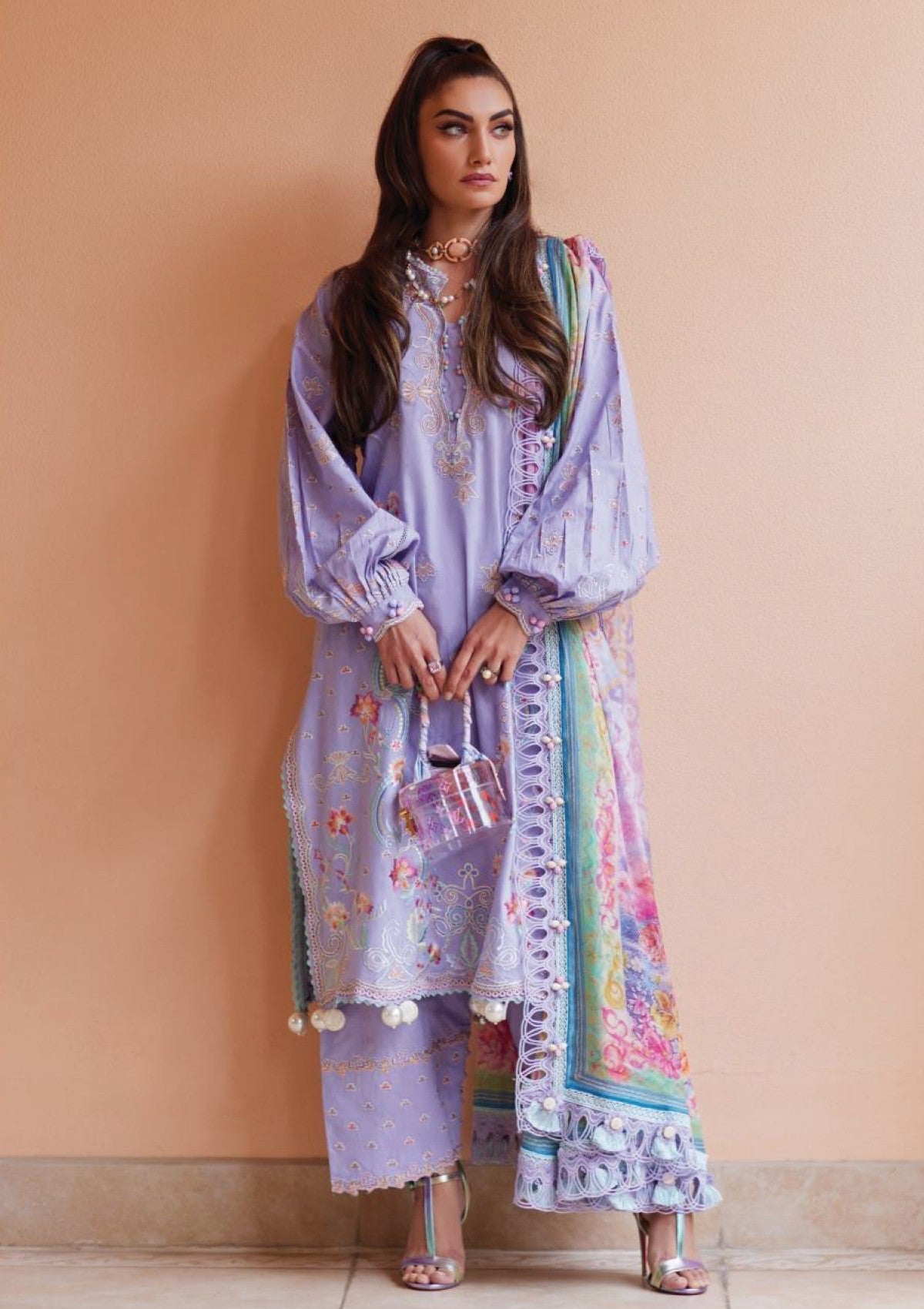 Farah Talib Aziz - Luxury Unstitched - FTA5609 Lilliana Lavender
