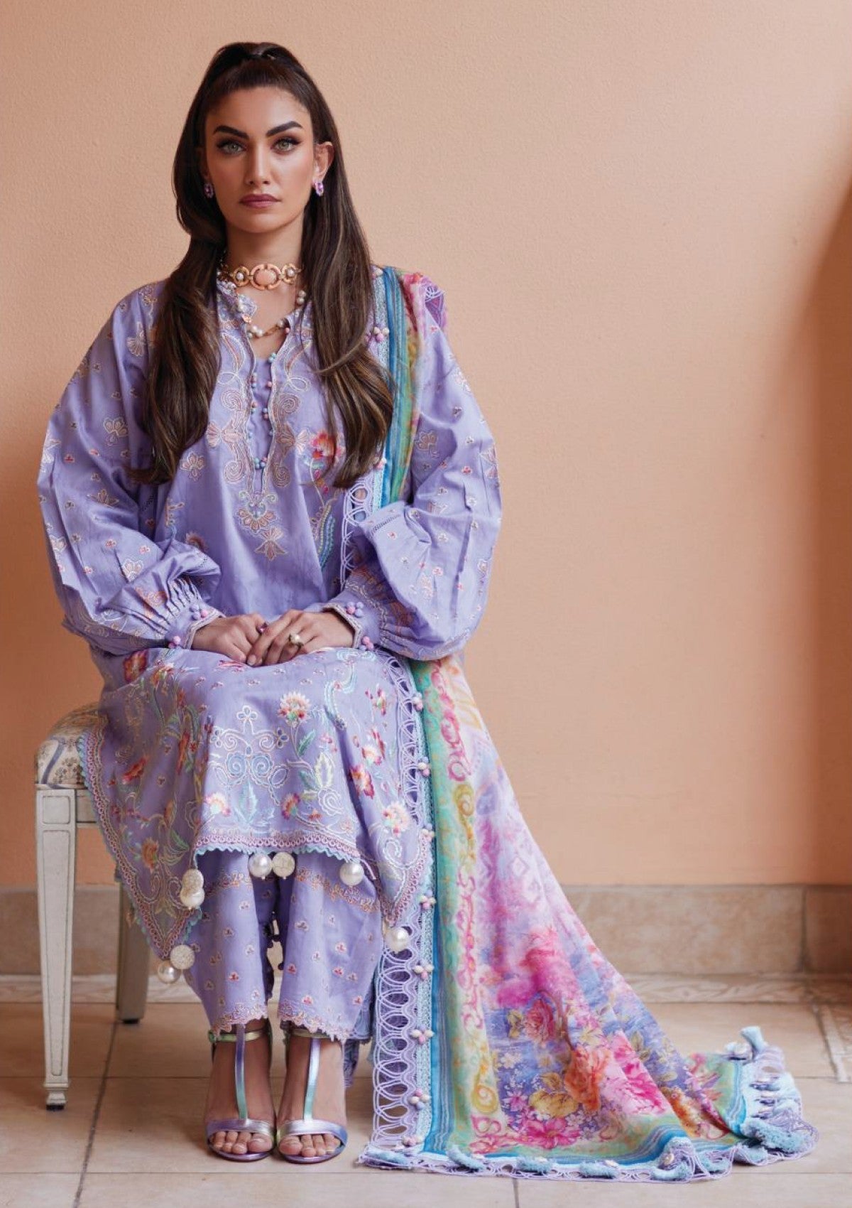 Farah Talib Aziz - Luxury Unstitched - FTA5609 Lilliana Lavender