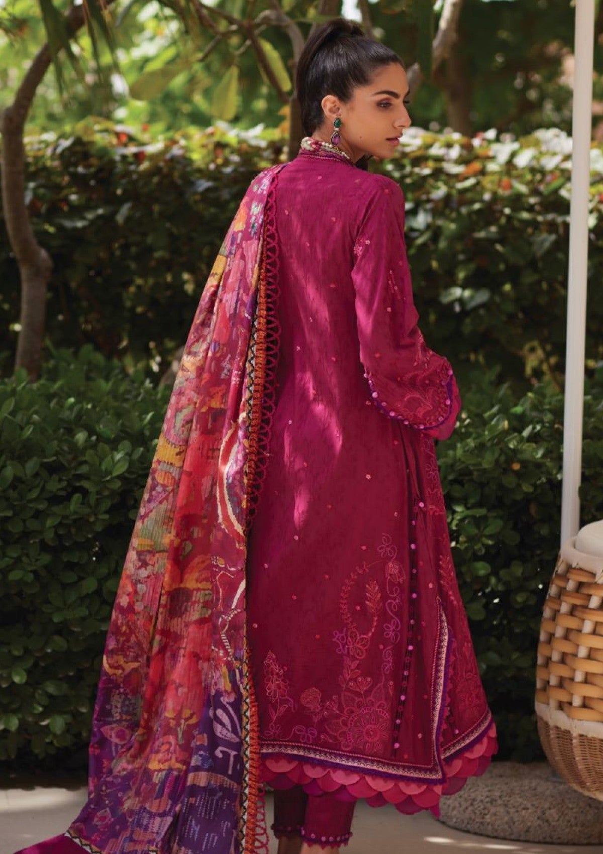 Farah Talib Aziz - Luxury Unstitched - FTA5611 - Betty Berry