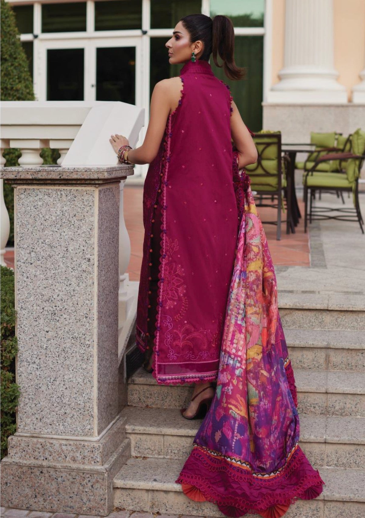Farah Talib Aziz - Luxury Unstitched - FTA5611 - Betty Berry