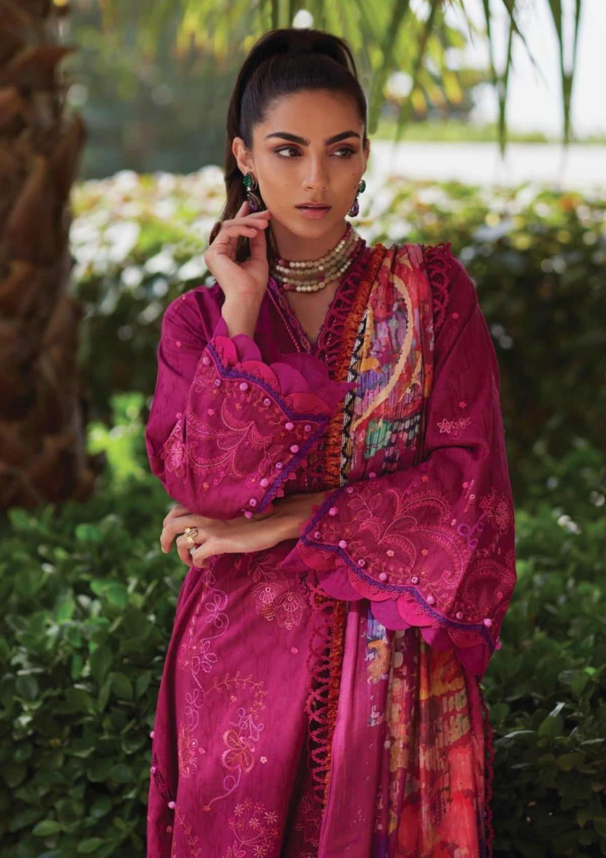 Farah Talib Aziz - Luxury Unstitched - FTA5611 - Betty Berry