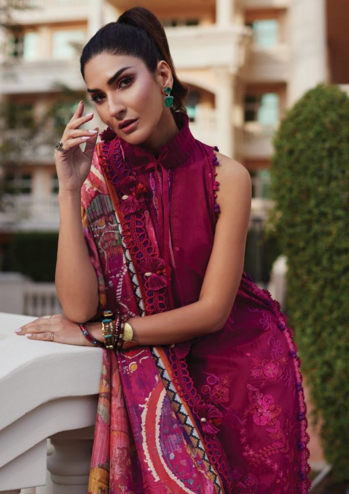 Farah Talib Aziz - Luxury Unstitched - FTA5611 - Betty Berry