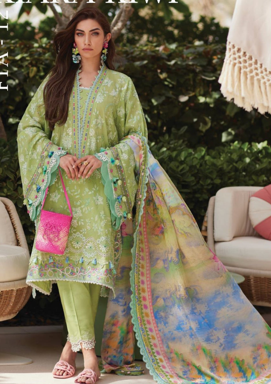 Farah Talib Aziz - Luxury Unstitched - FTA5612 - Kiara Kiwi