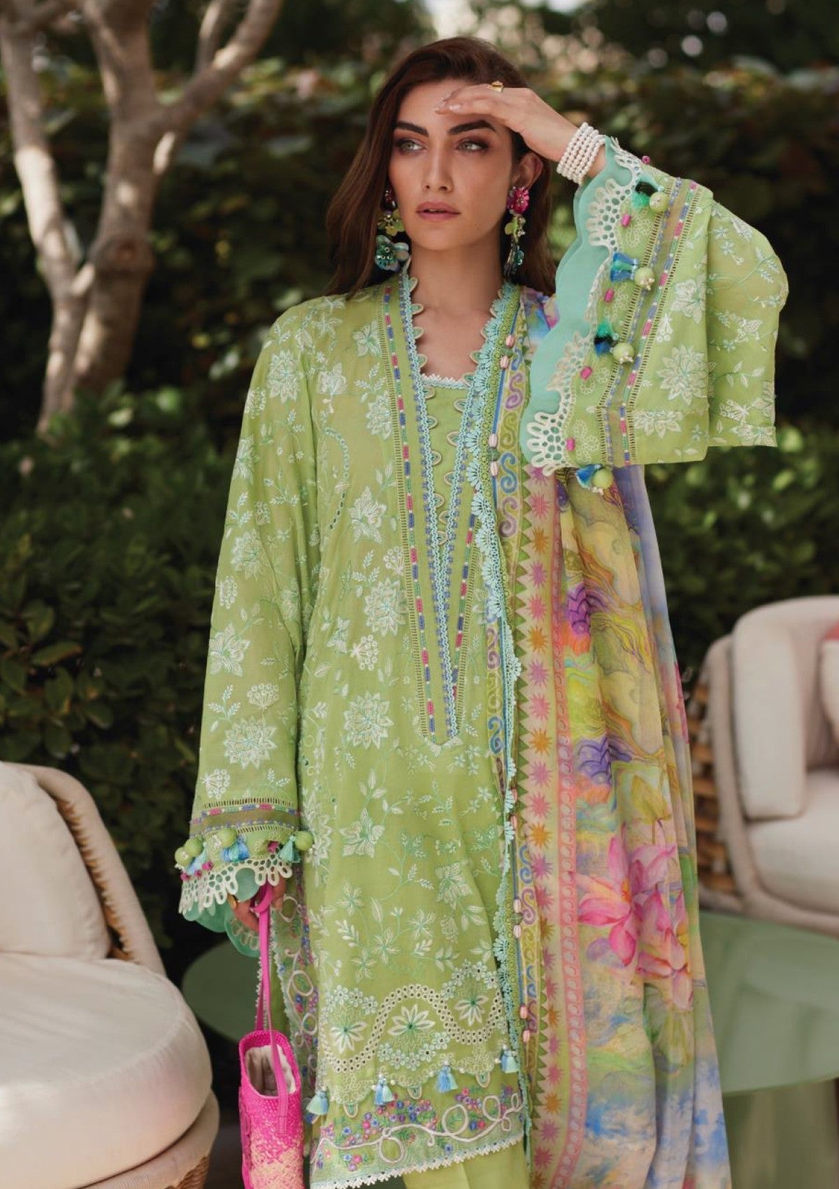 Farah Talib Aziz - Luxury Unstitched - FTA5612 - Kiara Kiwi