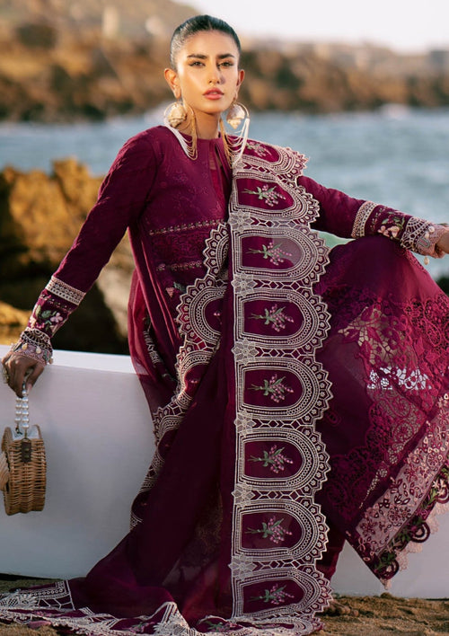 AJR Couture - Dastan Luxury - AJR01 - Cherry Wine